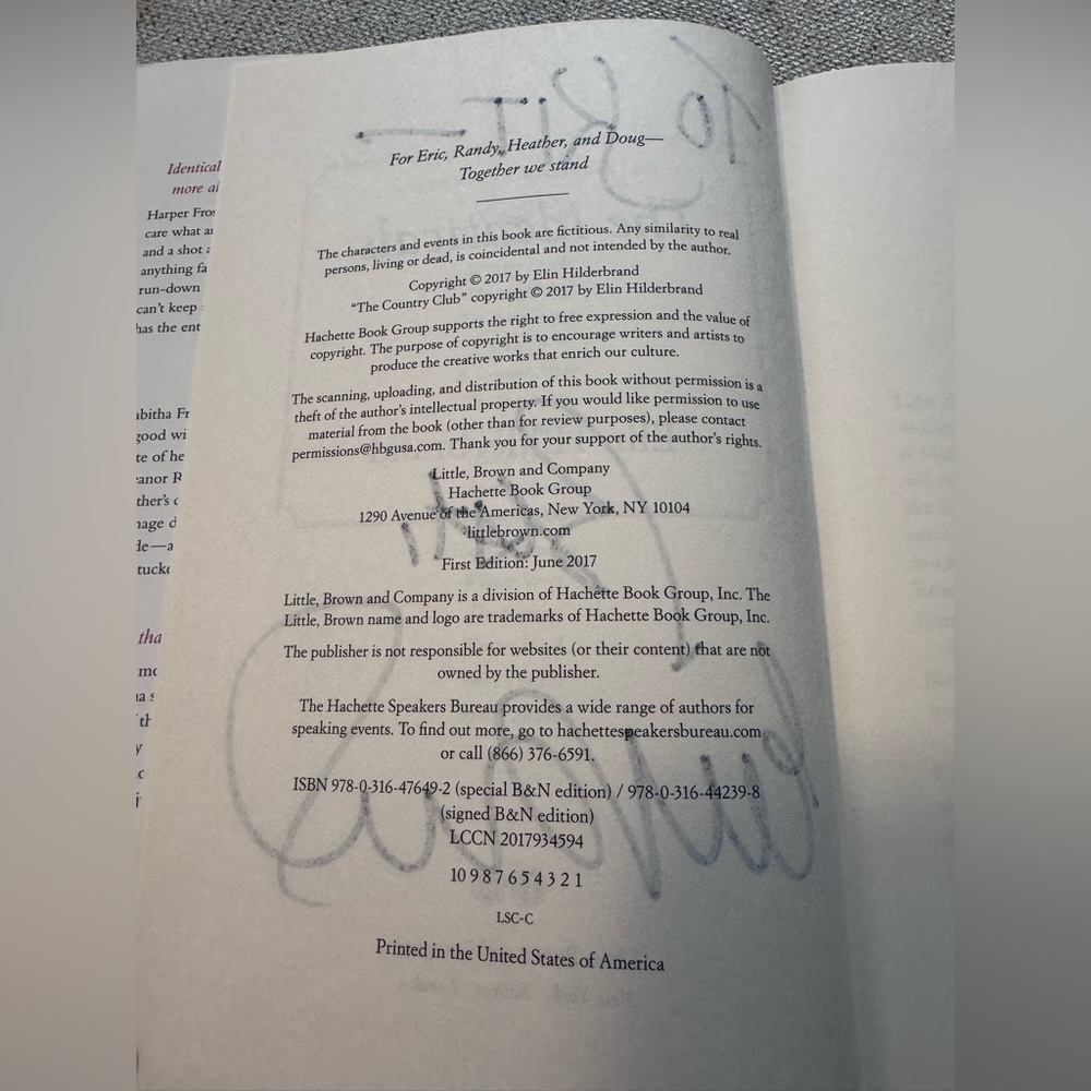 The Identicals by Elin Hilderbrand Hand Signed B&N Special Edition Hardcover - Picture 12 of 12